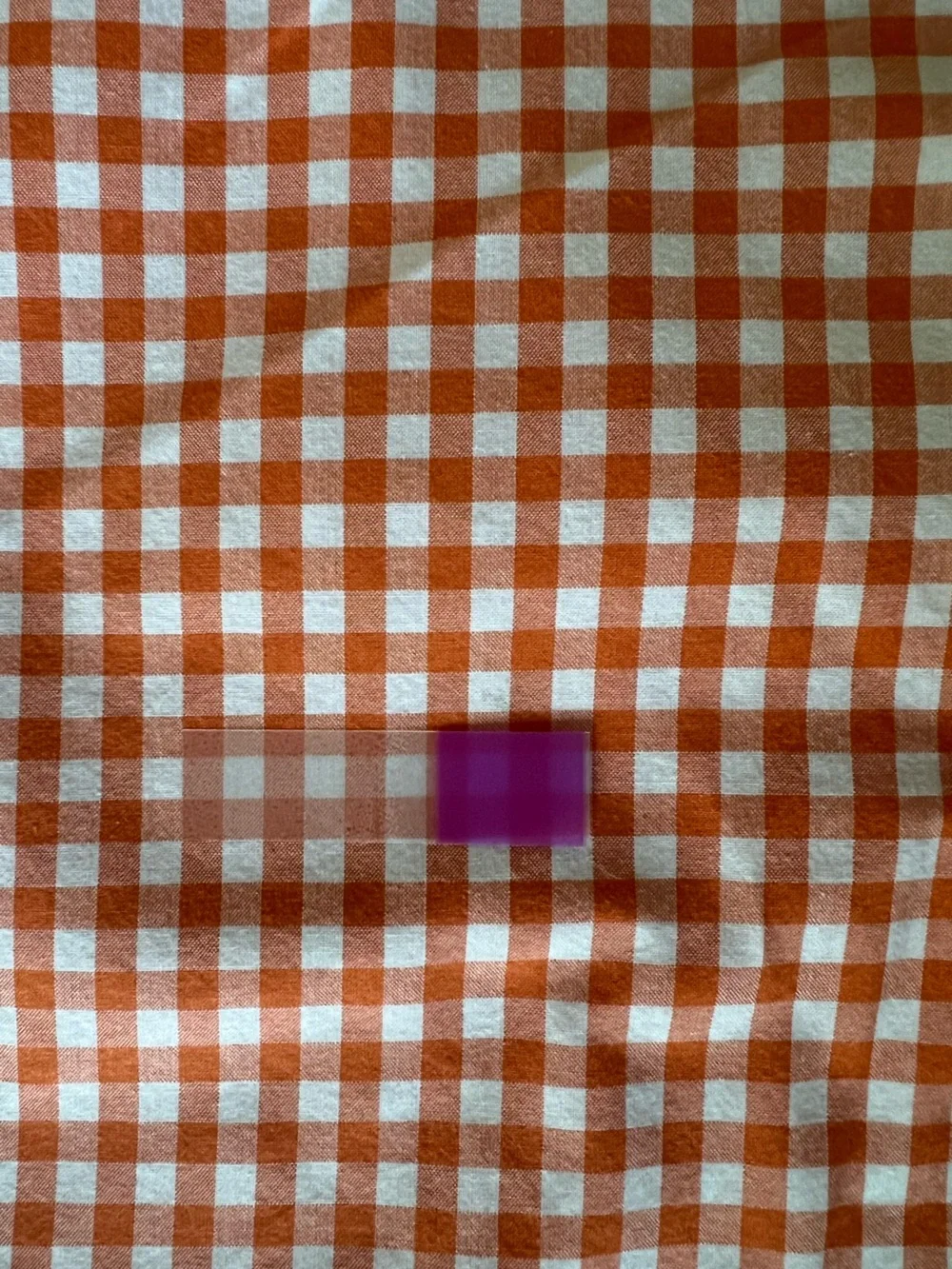 Ralph Lauren Boys Orange White Check Button Down Shirt Blue Pony GUC